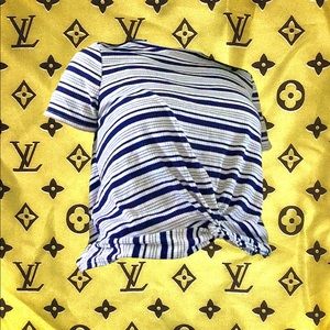 striped crop top